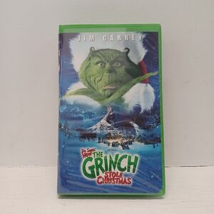 Dr. Seuss How The Grinch Stole Christmas VHS Starring Jim Carrey